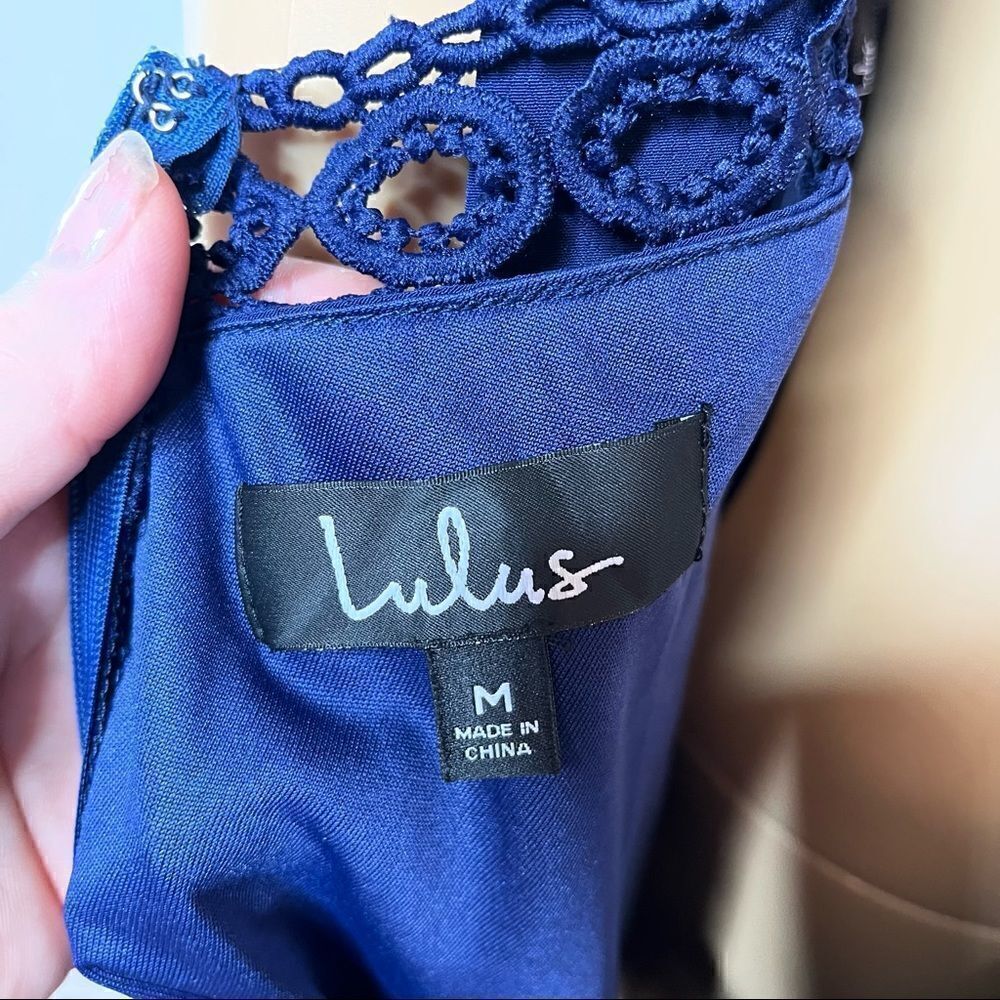 Lulus Size Medium Any Sway Shape Or Form Navy Blu… - image 8